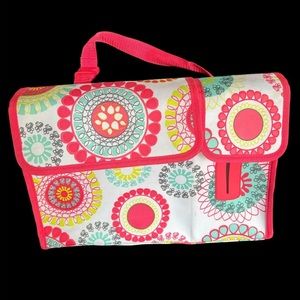 BNWOB Thirty One Citrus Medallion Pack N Pull Caddy Car Storage Organizer
